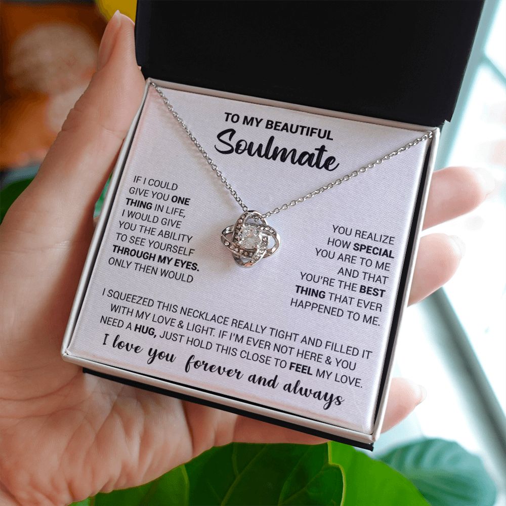 Soulmate - Endless Love - Love Knot Necklace
