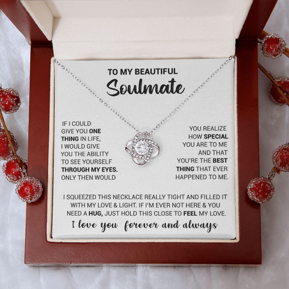 Soulmate - Endless Love - Love Knot Necklace