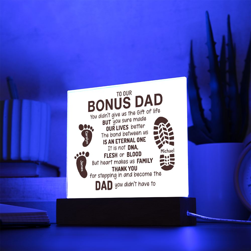 Father's Day Gift - Step dad - To my bonus dad #03