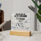 Dear Dad, Great Job We're Awesome - Personalized Acrylic