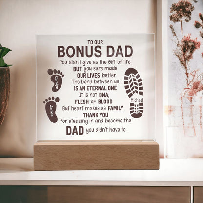 Father's Day Gift - Step dad - To my bonus dad #03