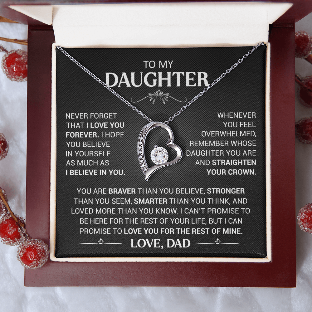 Daughter - This Old Lion Will Always Have Your Back - Necklace