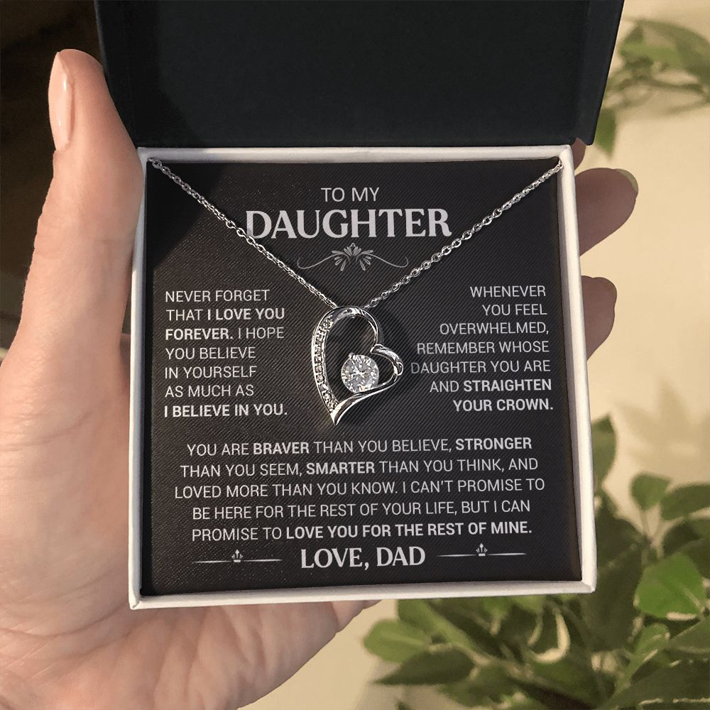 Daughter - This Old Lion Will Always Have Your Back - Necklace