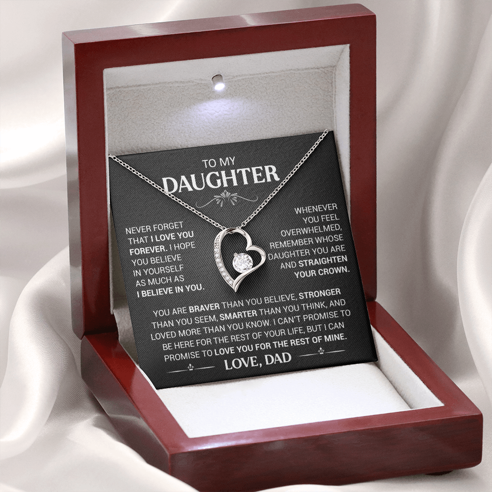 Daughter - This Old Lion Will Always Have Your Back - Necklace