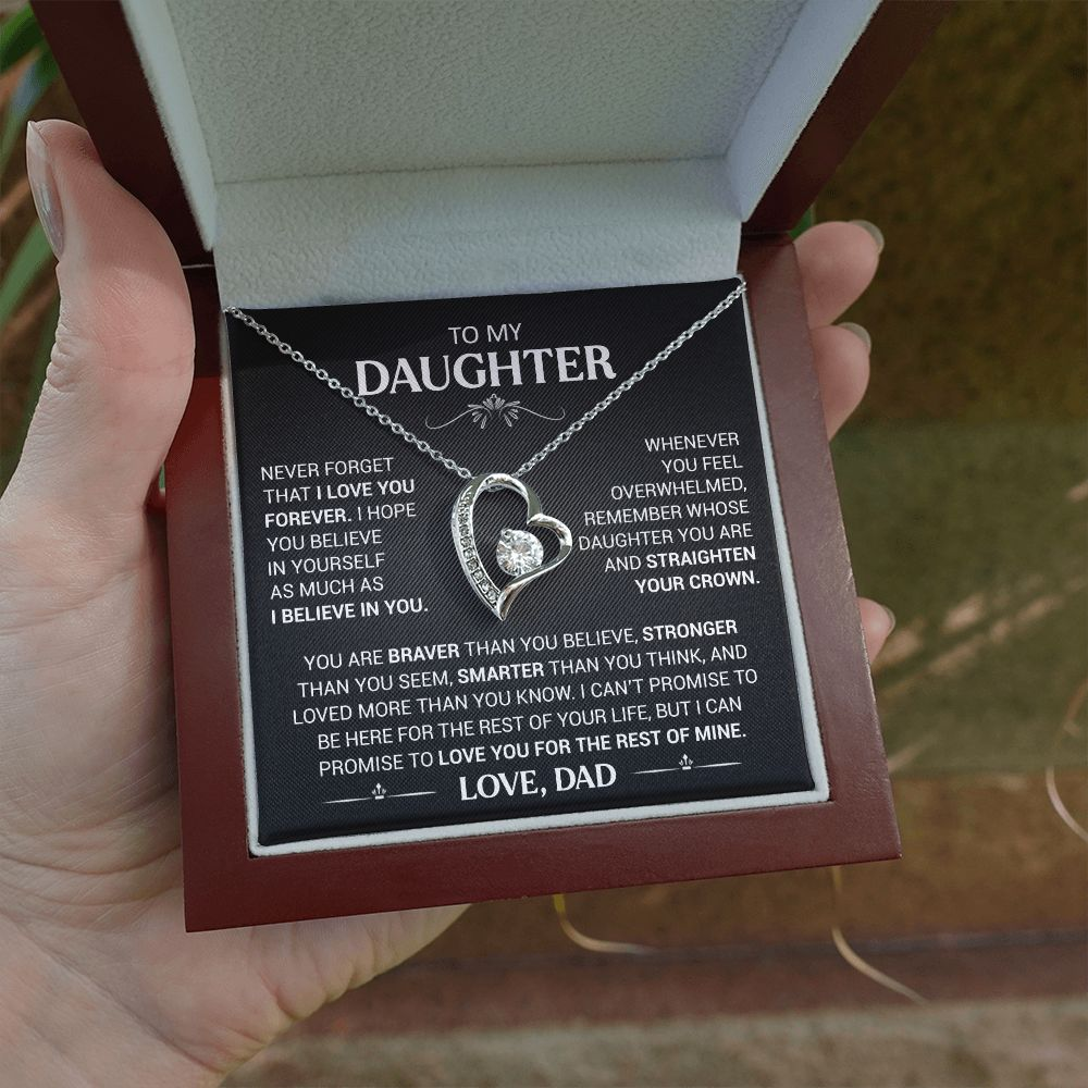 Daughter - This Old Lion Will Always Have Your Back - Necklace