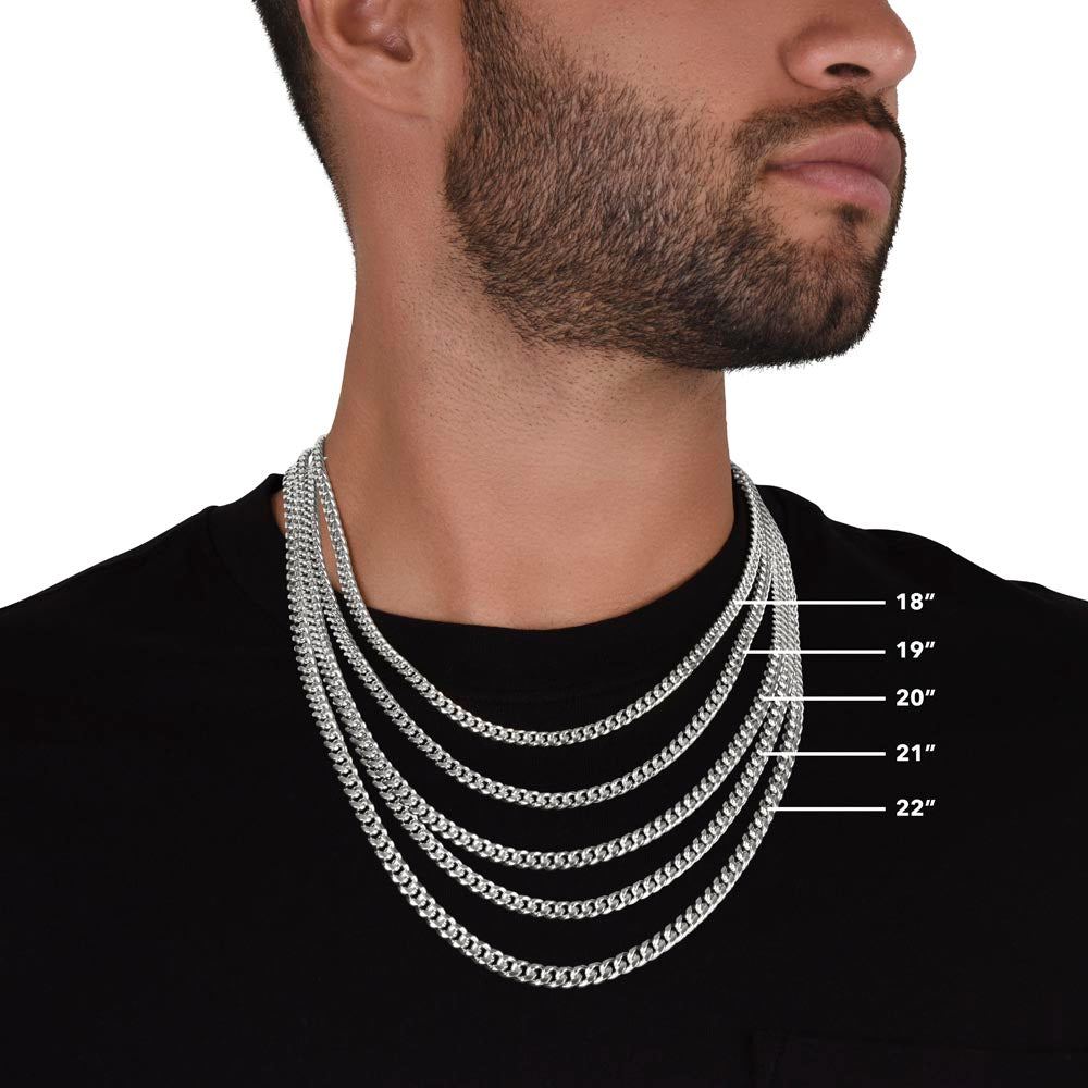 To My Son - Promise - Cuban Link Chain