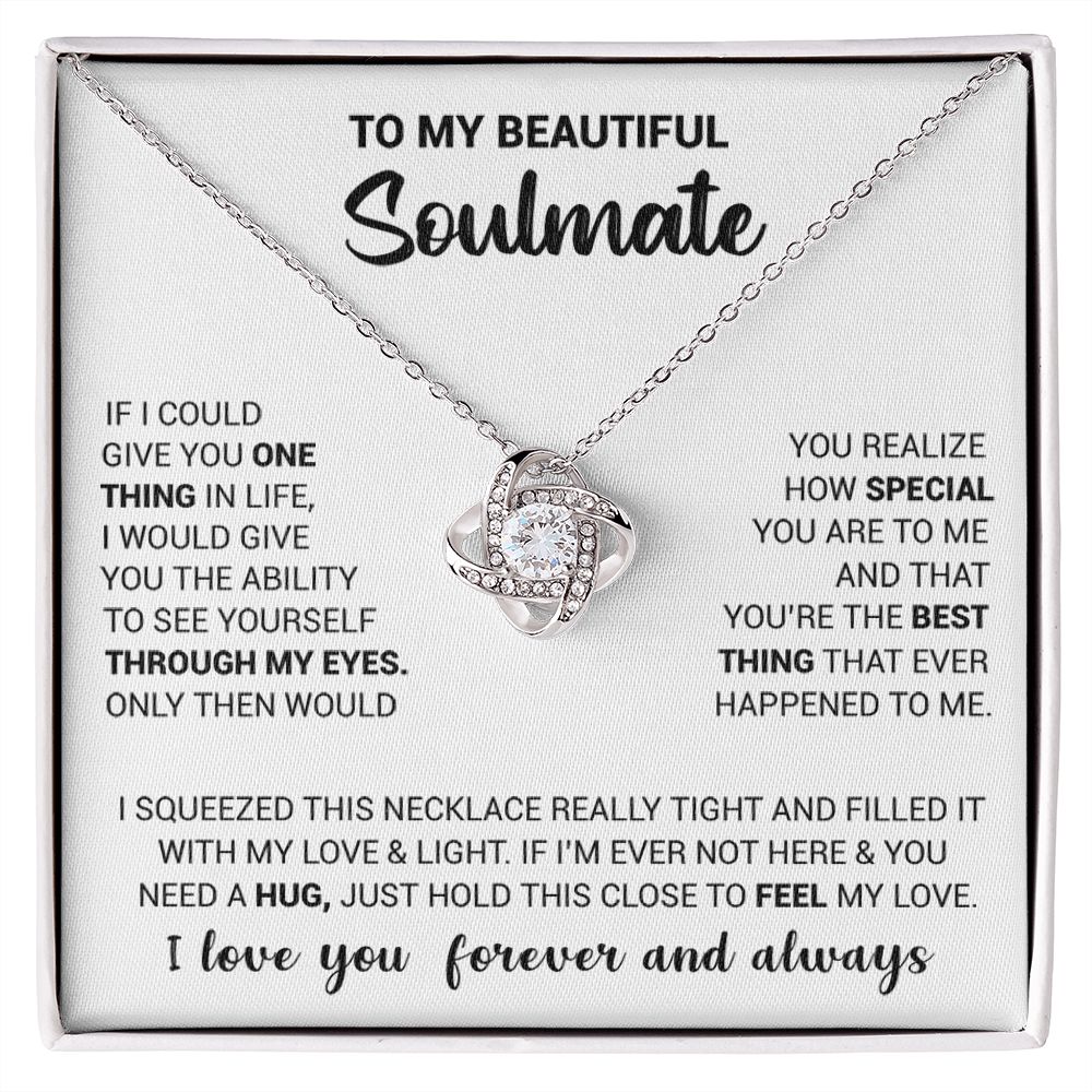 Soulmate - Endless Love - Love Knot Necklace