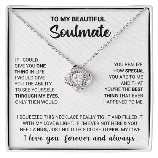 Soulmate - Endless Love - Love Knot Necklace