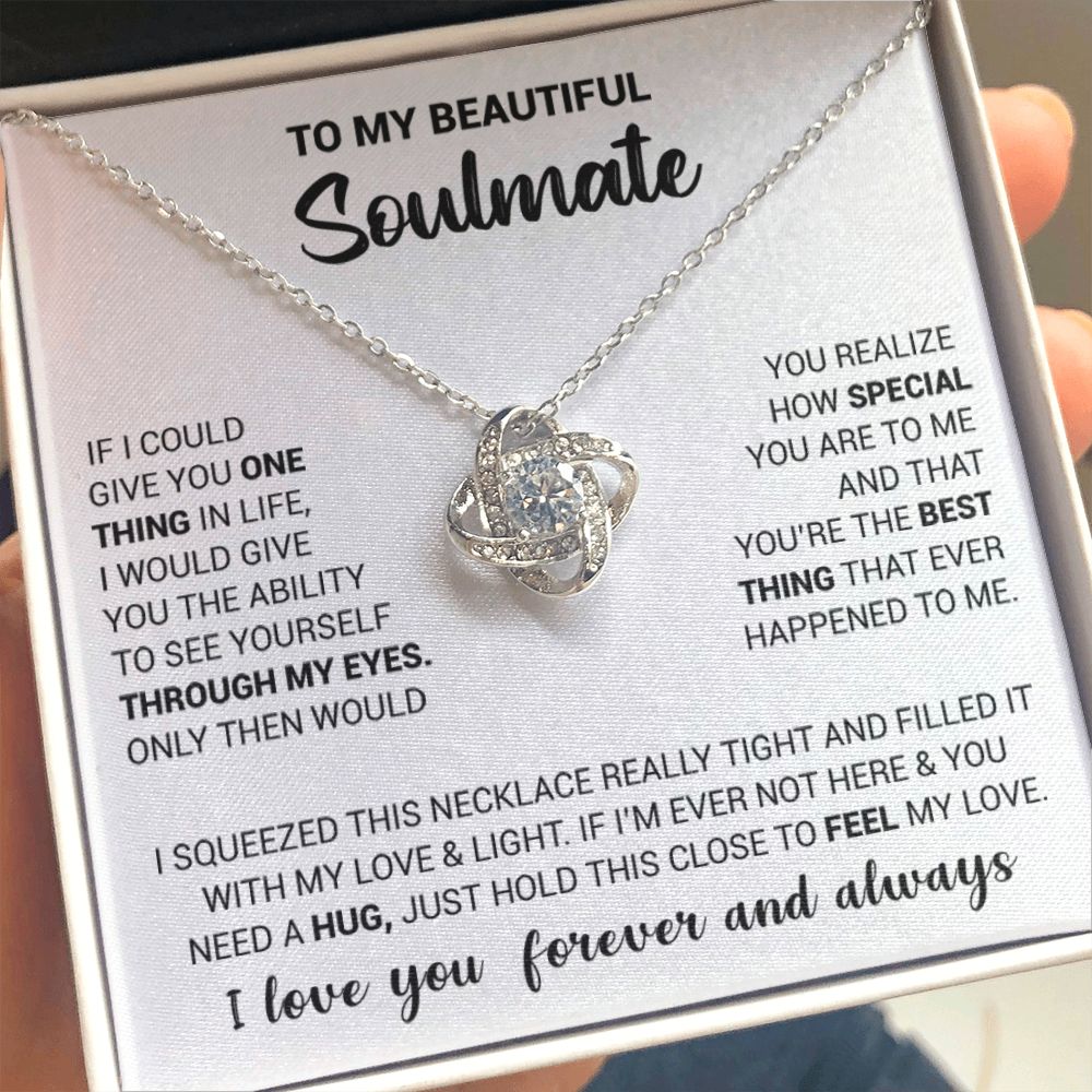 Soulmate - Endless Love - Love Knot Necklace