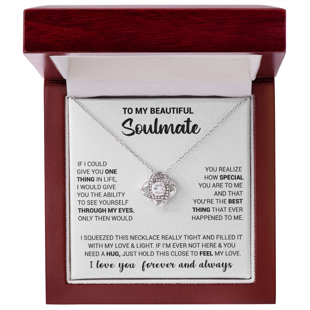 Soulmate - Endless Love - Love Knot Necklace