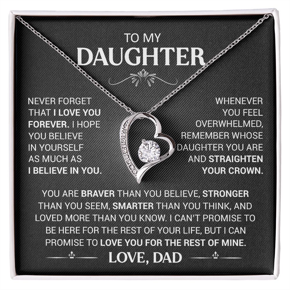 Daughter - This Old Lion Will Always Have Your Back - Necklace