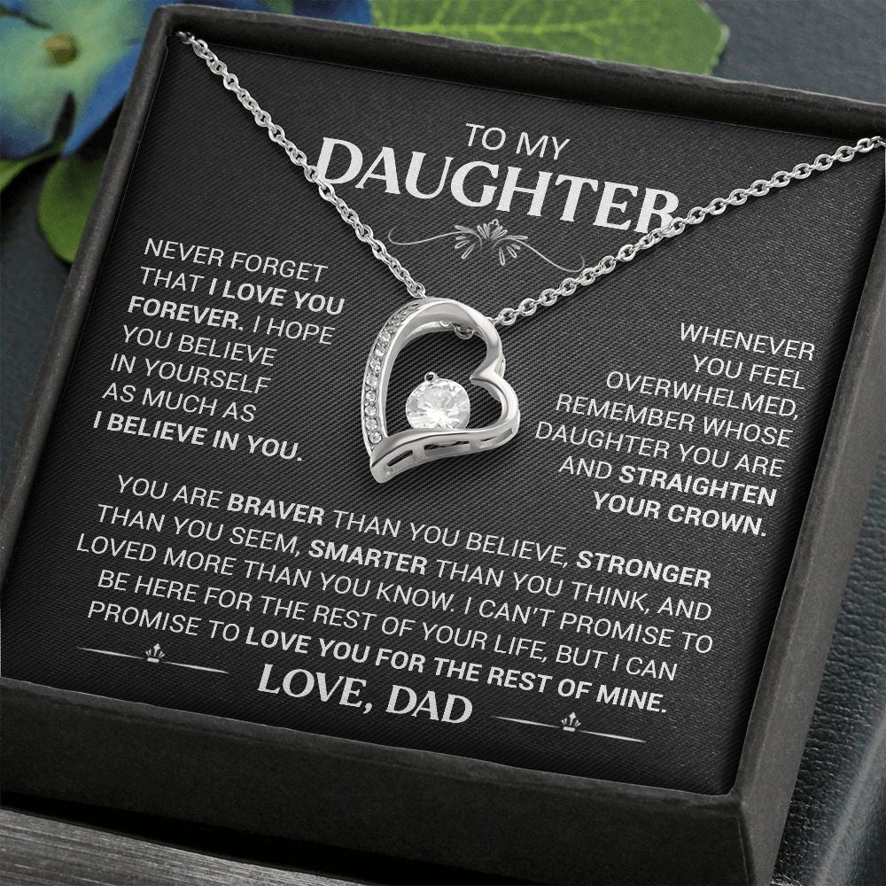 Daughter - This Old Lion Will Always Have Your Back - Necklace