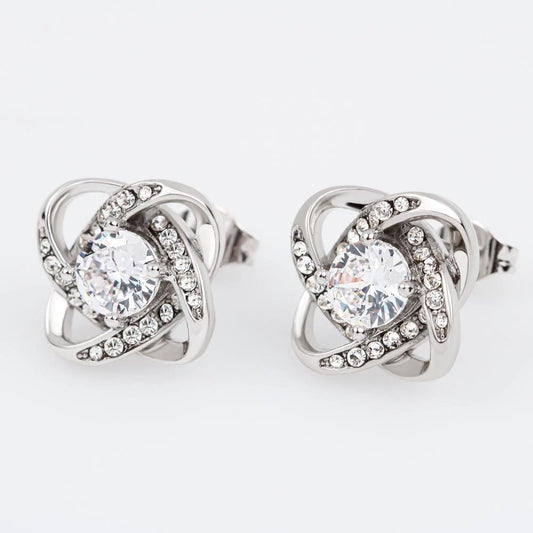 Love Knot Stud Earrings